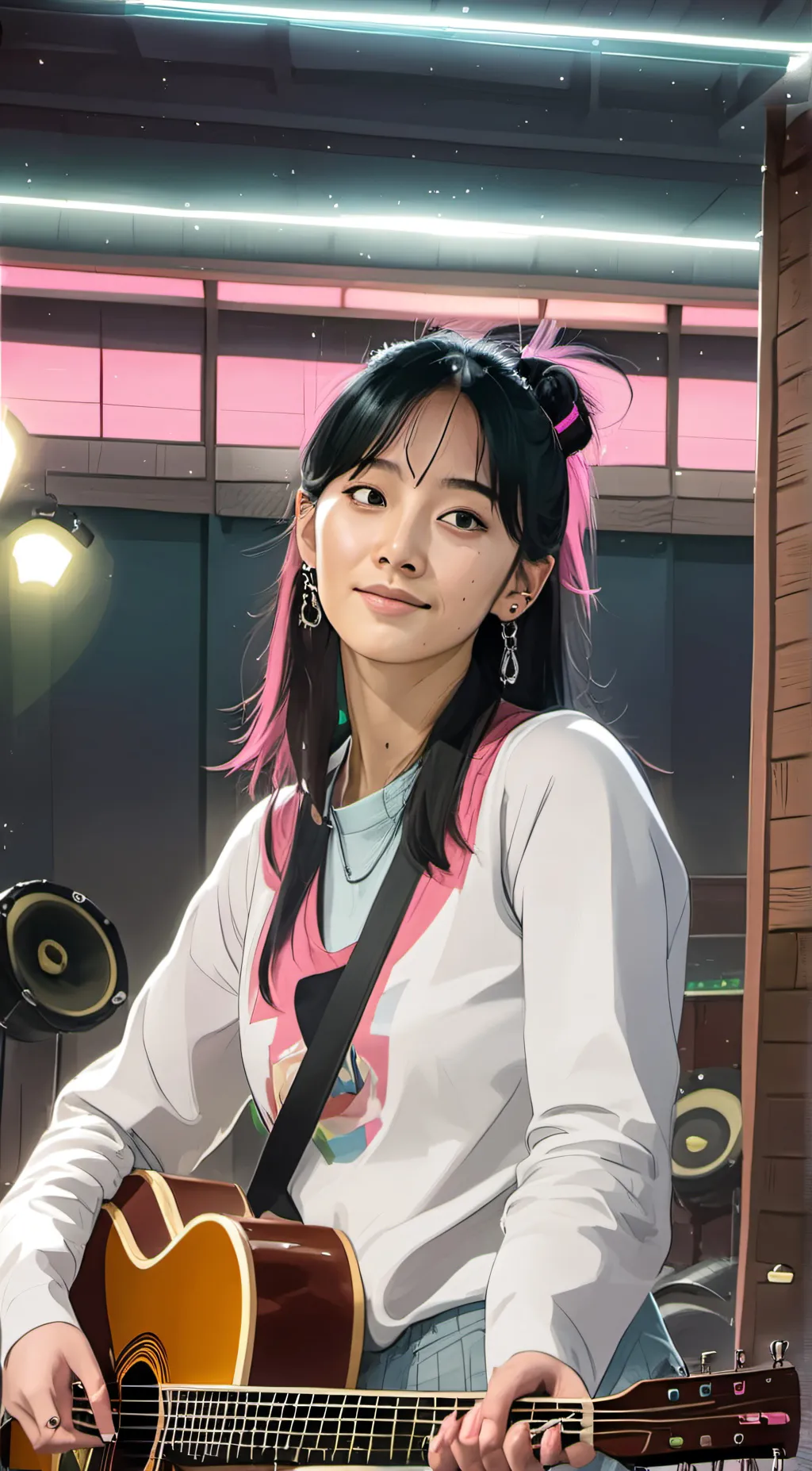 ai character: Grace background