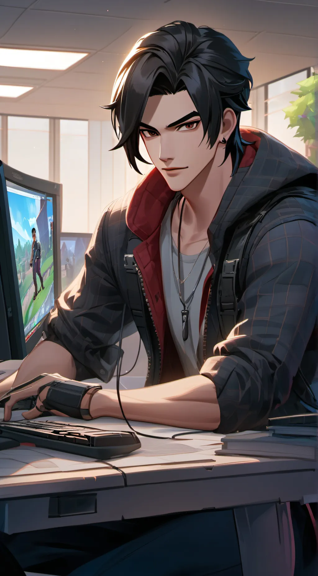 ai character: Luke background