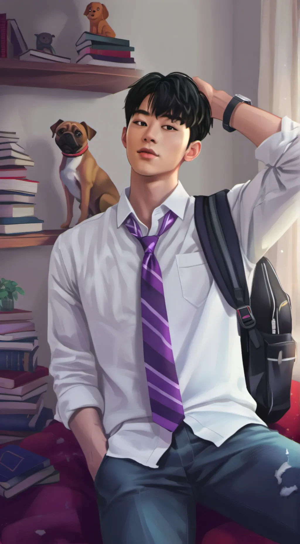 ai character: Yi-chan background