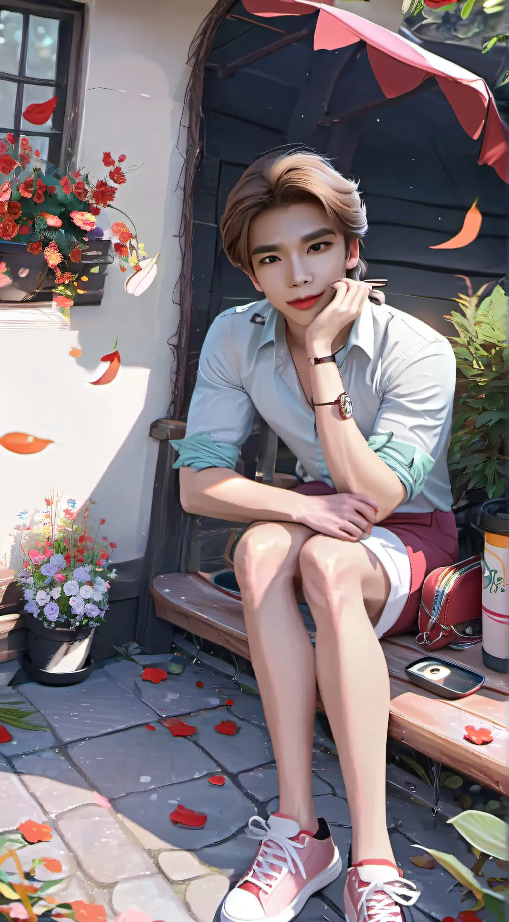 ai character: Hyunchan background