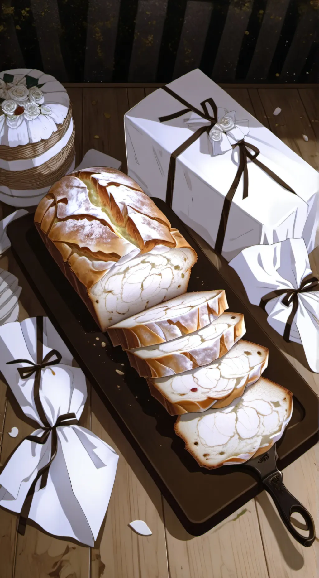 ai character: Loaf of Bread background