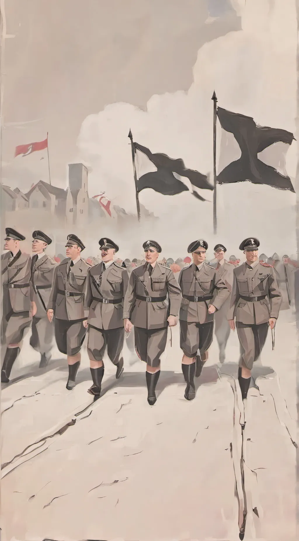 ai character: German army background