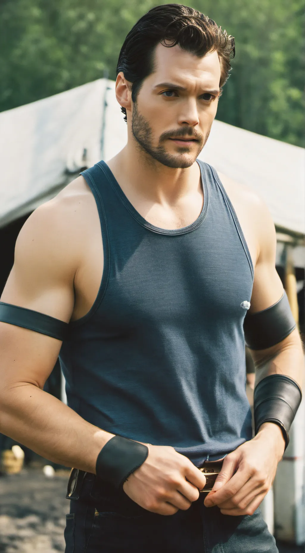 ai character: Henry Cavil background