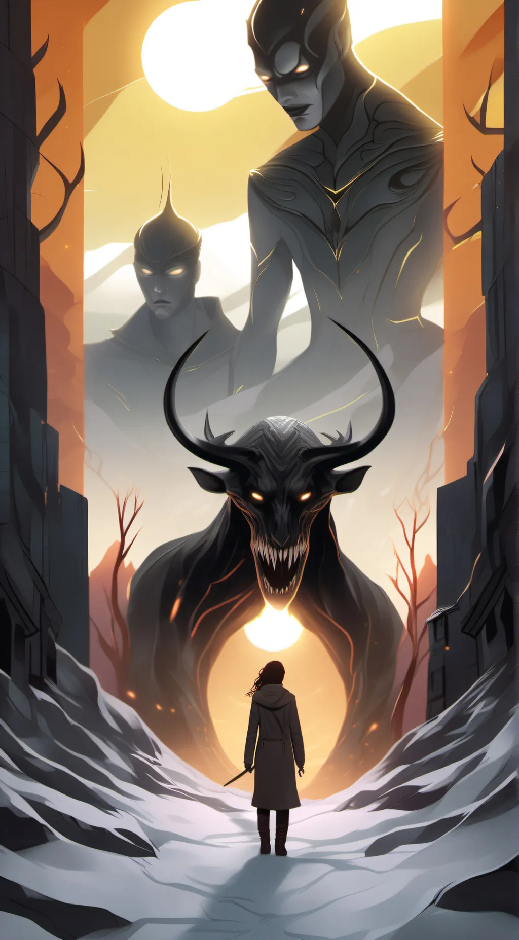 ai character: darkness  background