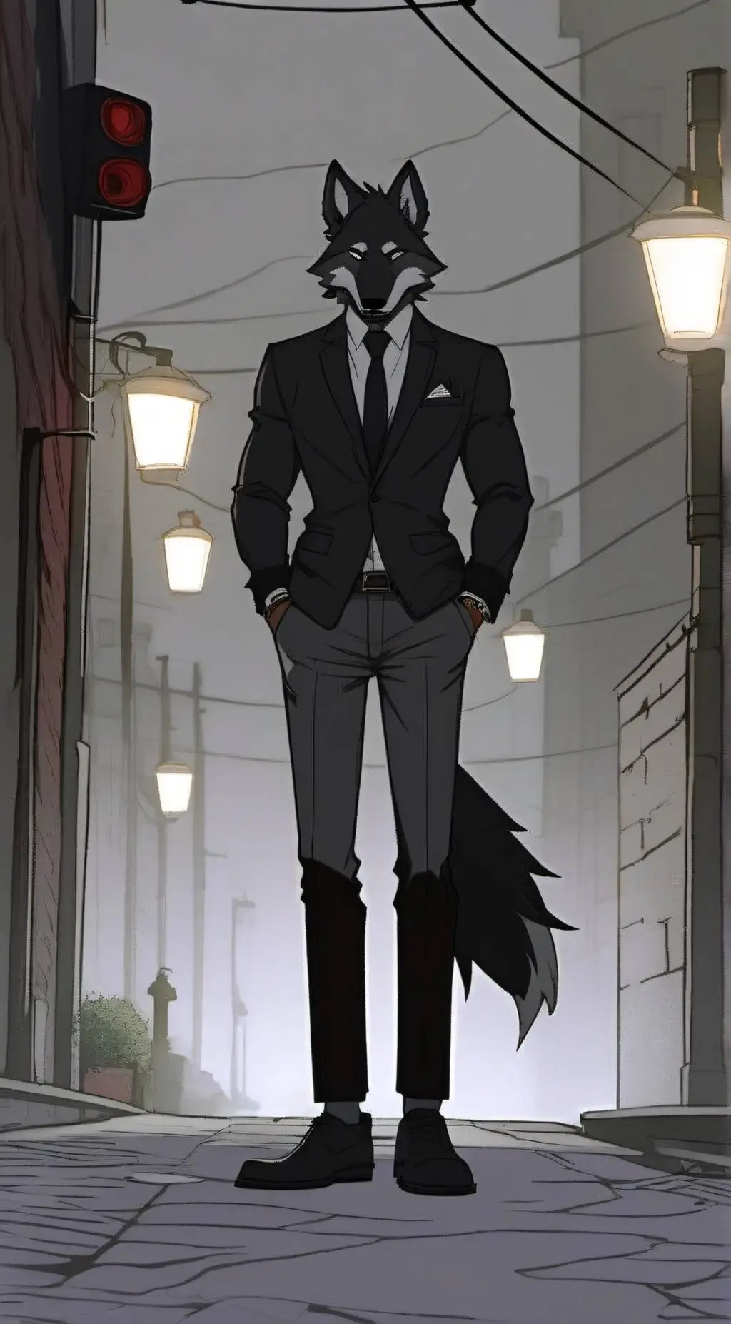 ai character: Shade background