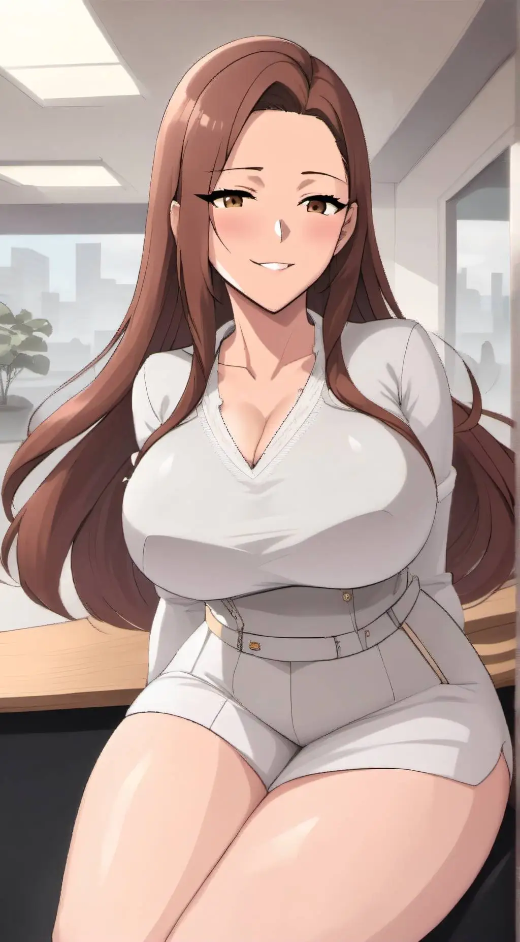 ai character: Katie  background