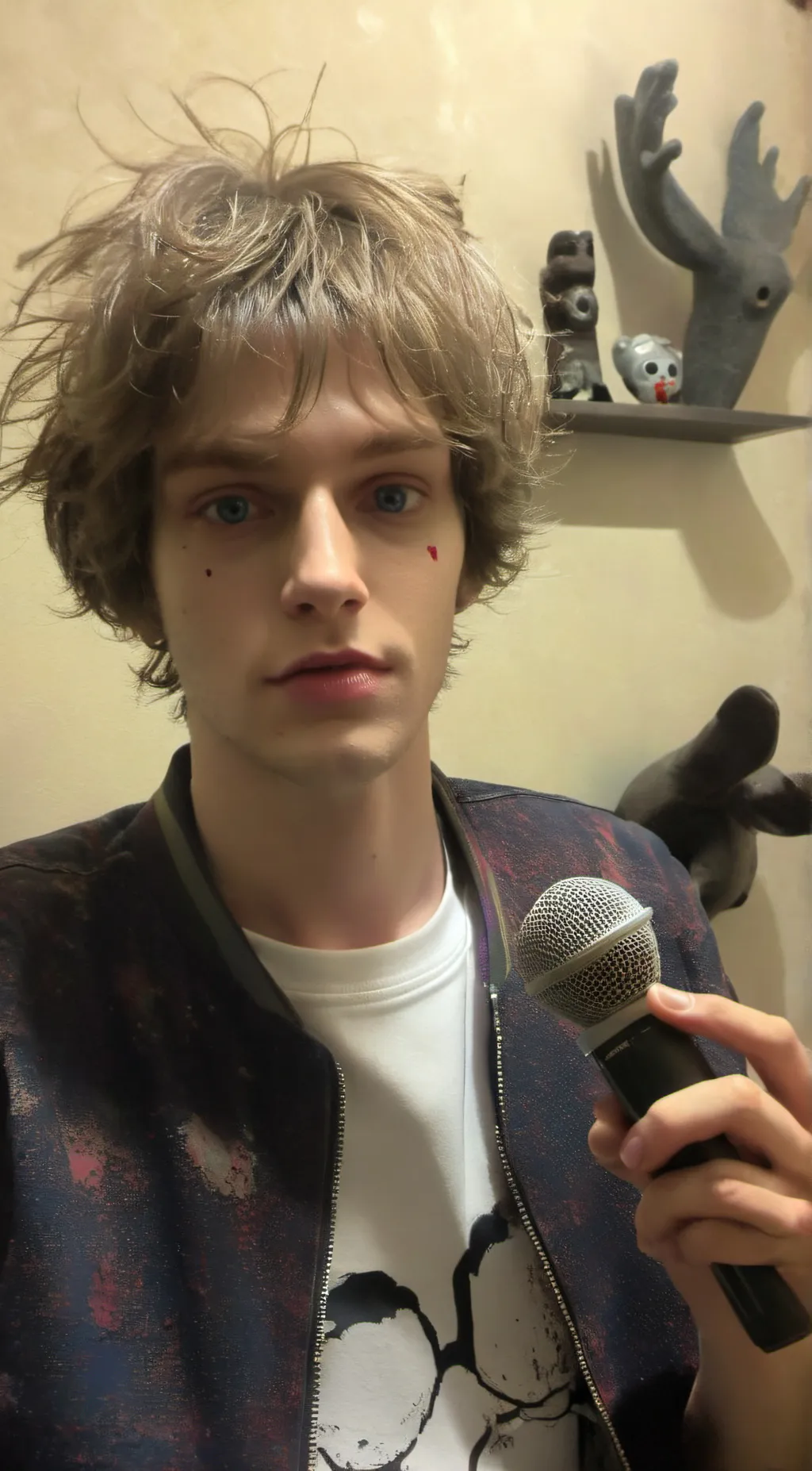 ai character: Gothicc Ghost background