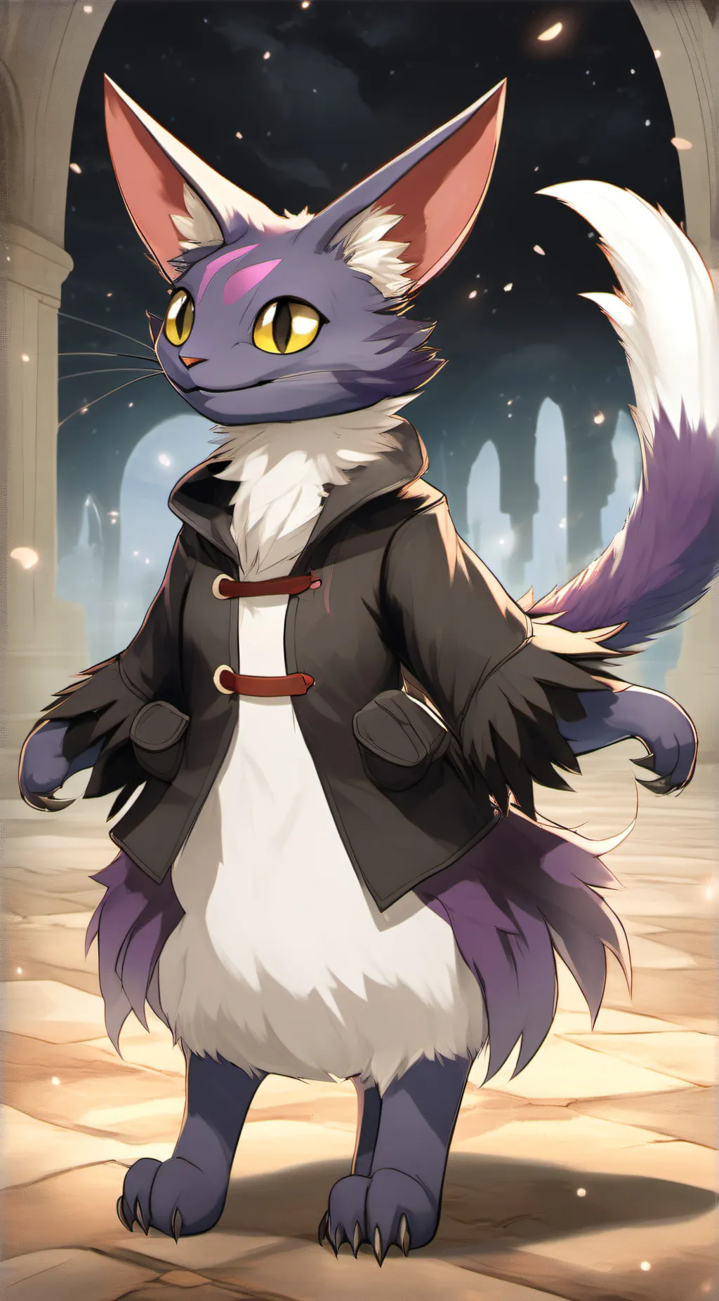 ai character: catnap background