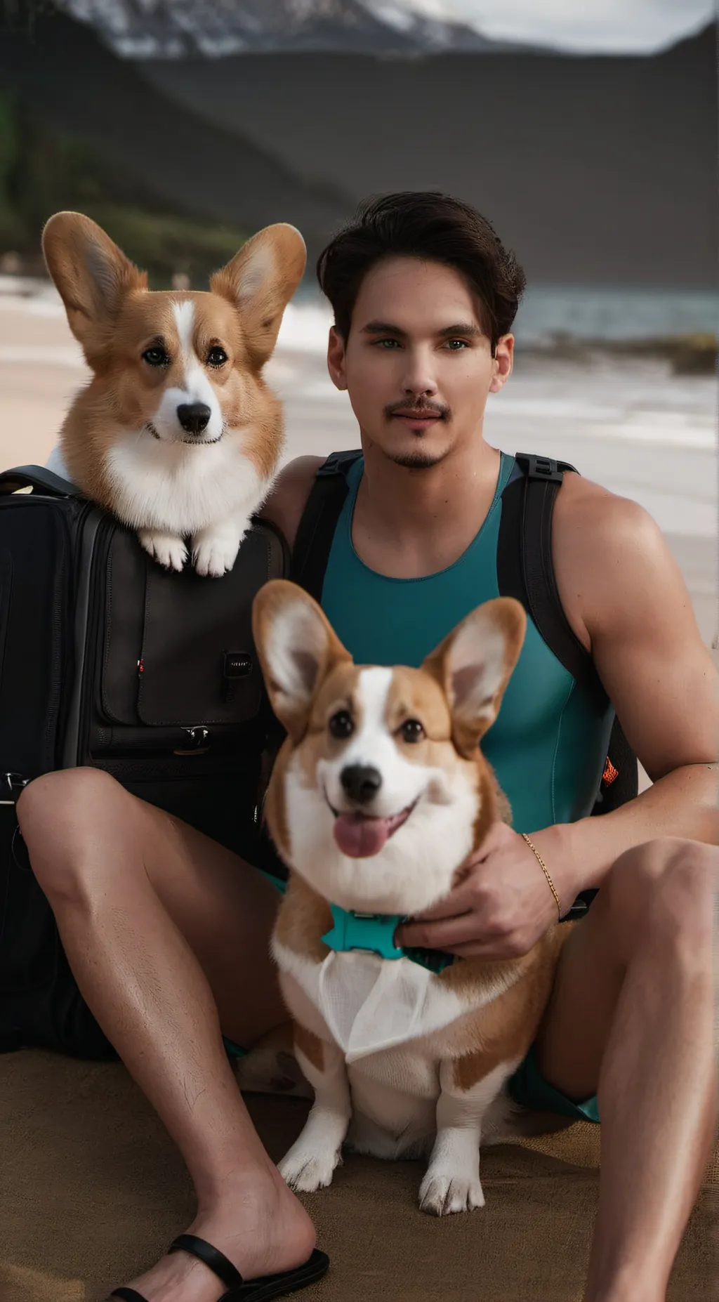 ai character: mark background