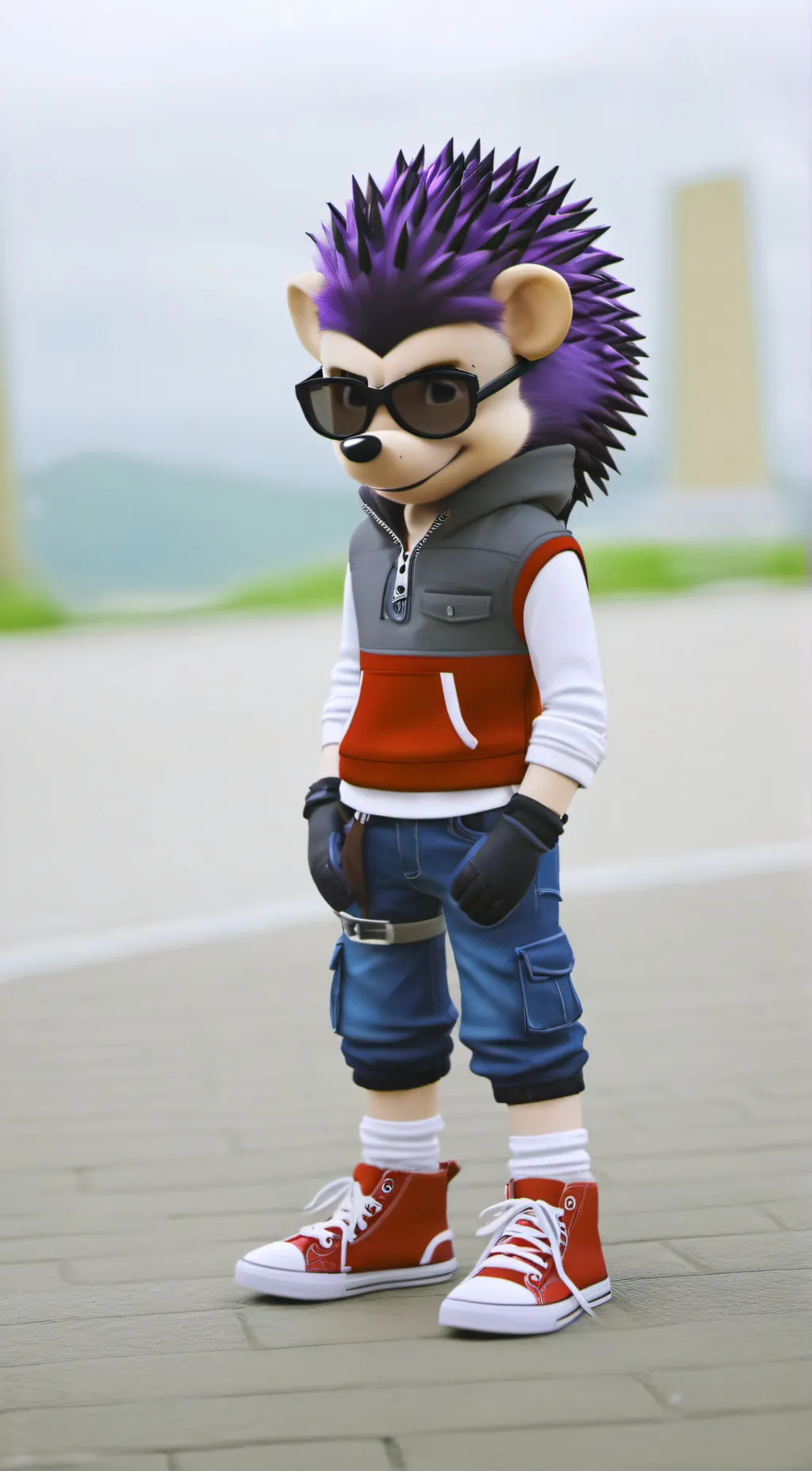 ai character: Devin the herio  background