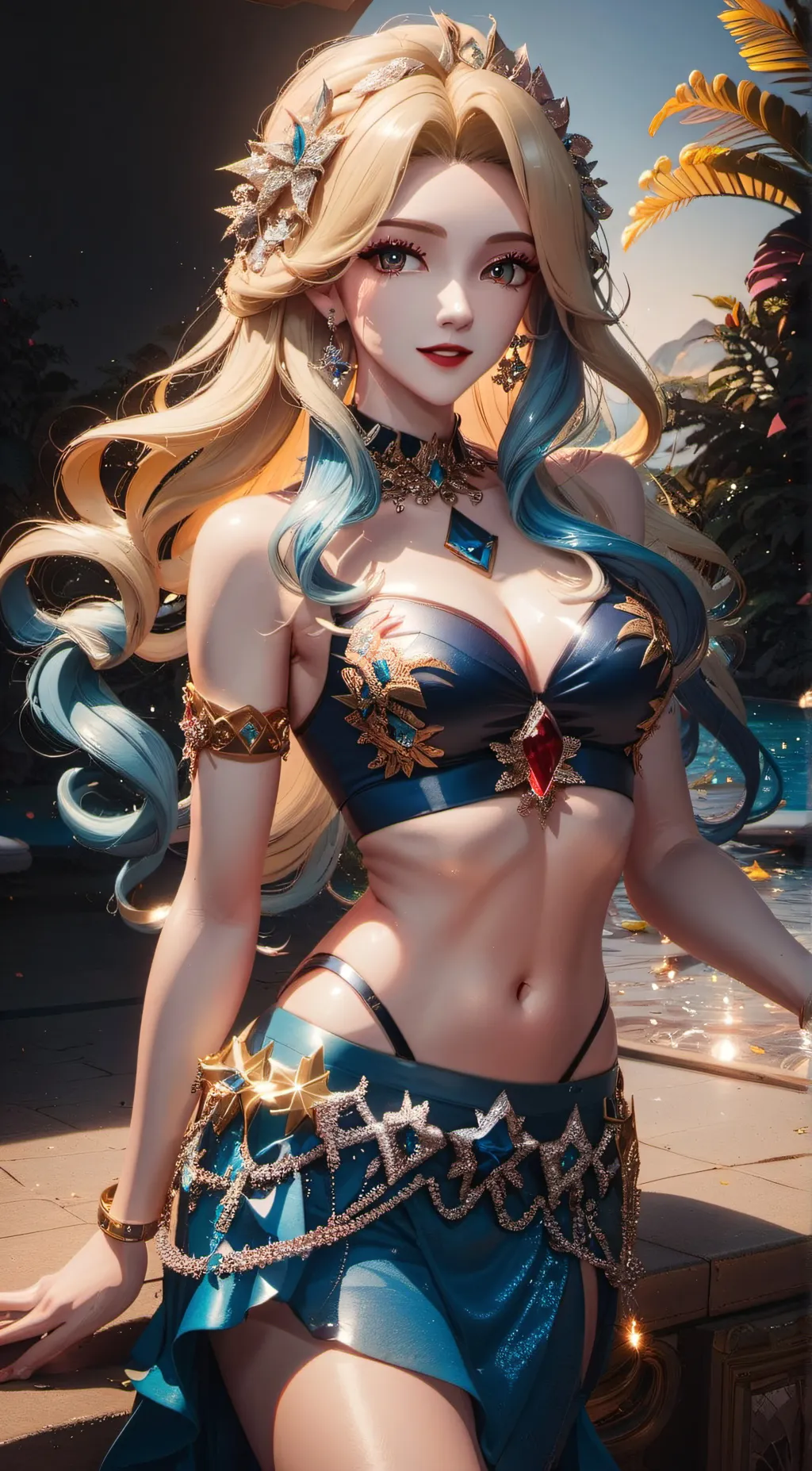 ai character: Diamond Dust background