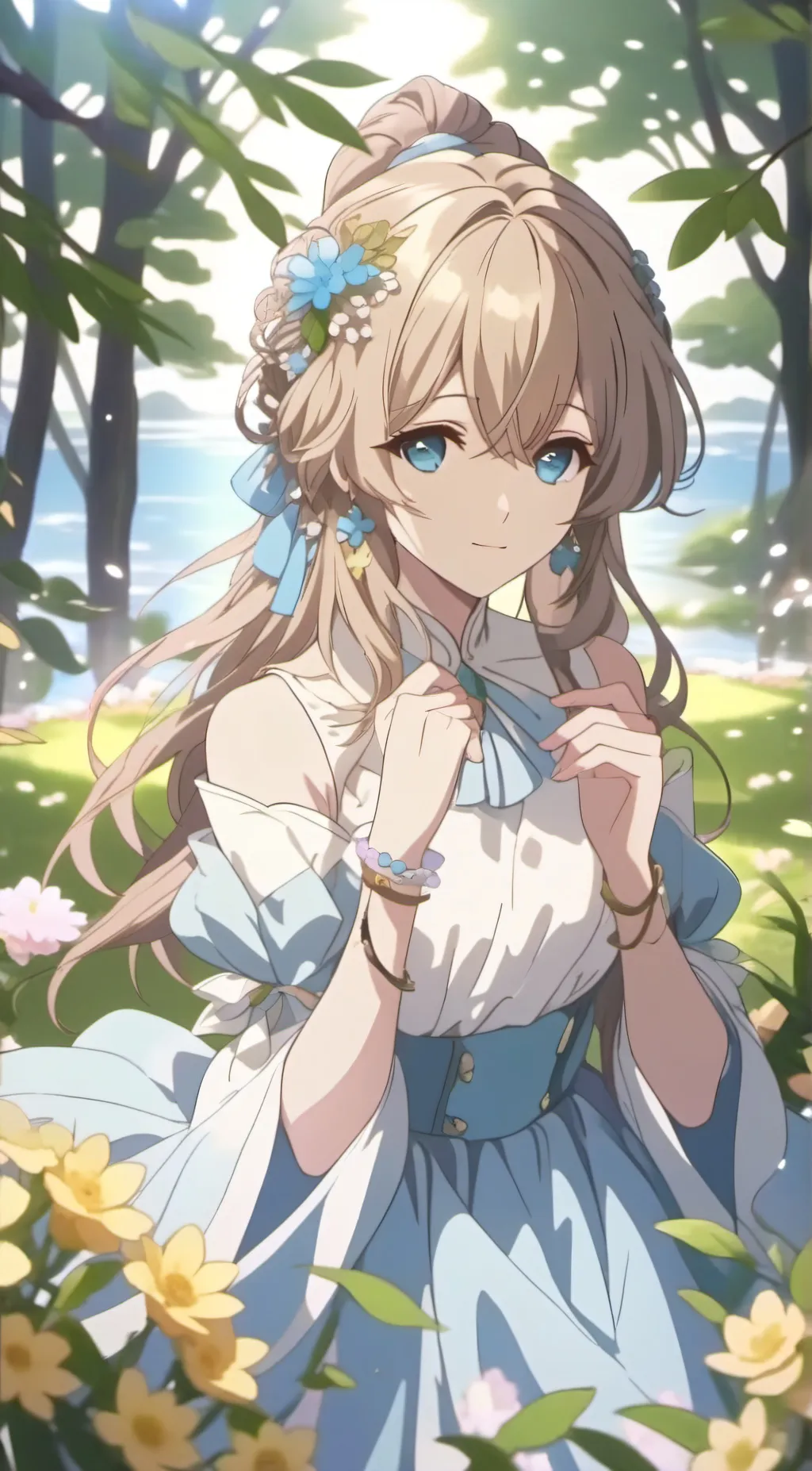 ai character: Tina background