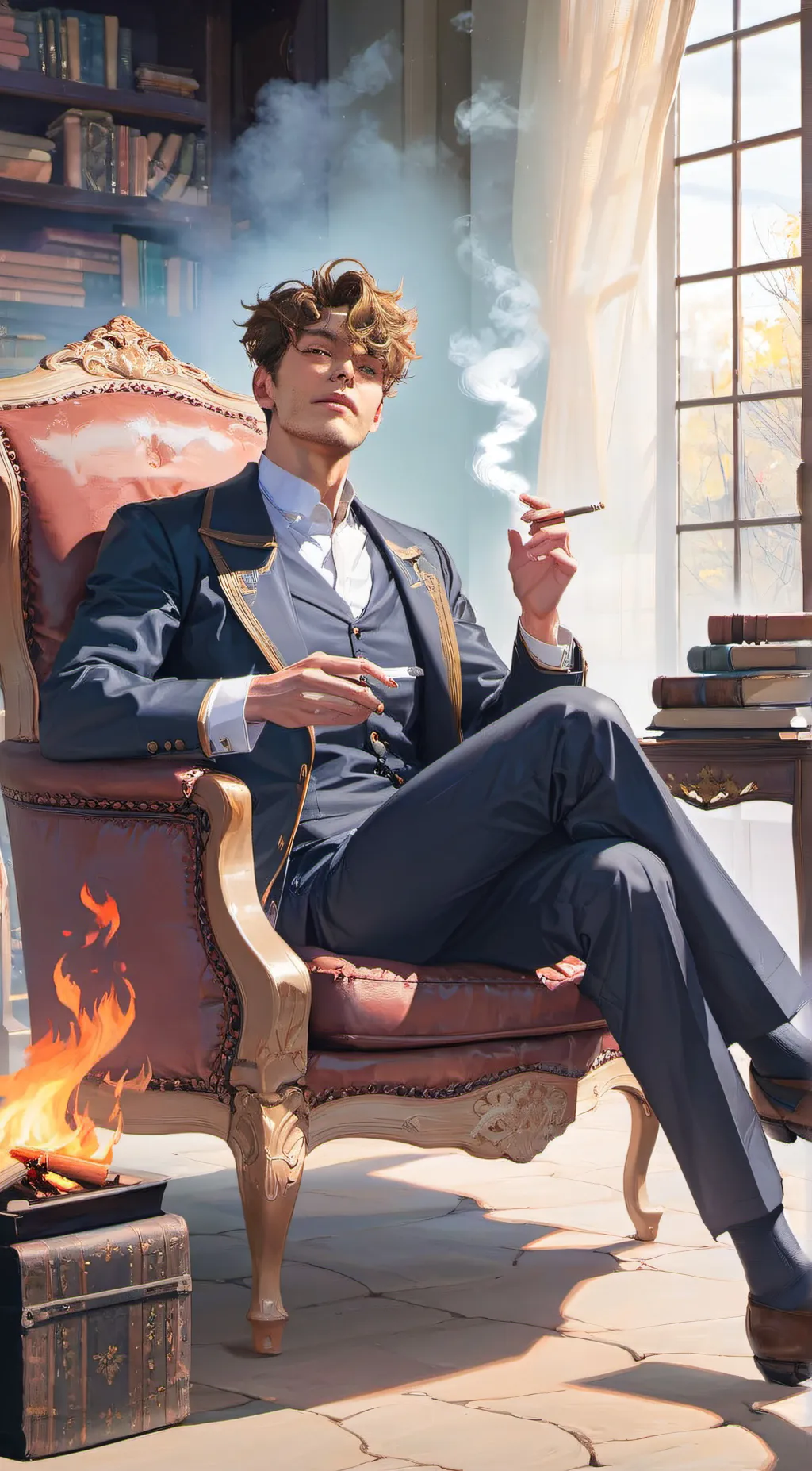 ai character: Ethan background