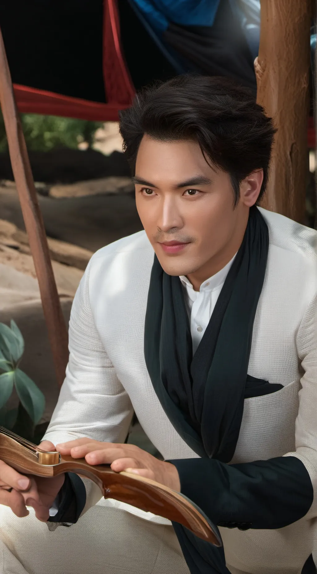 ai character: Man 😎 background