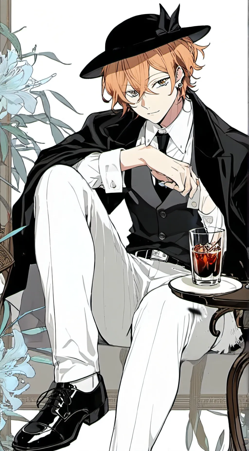 ai character: Chuuya Nakahara background