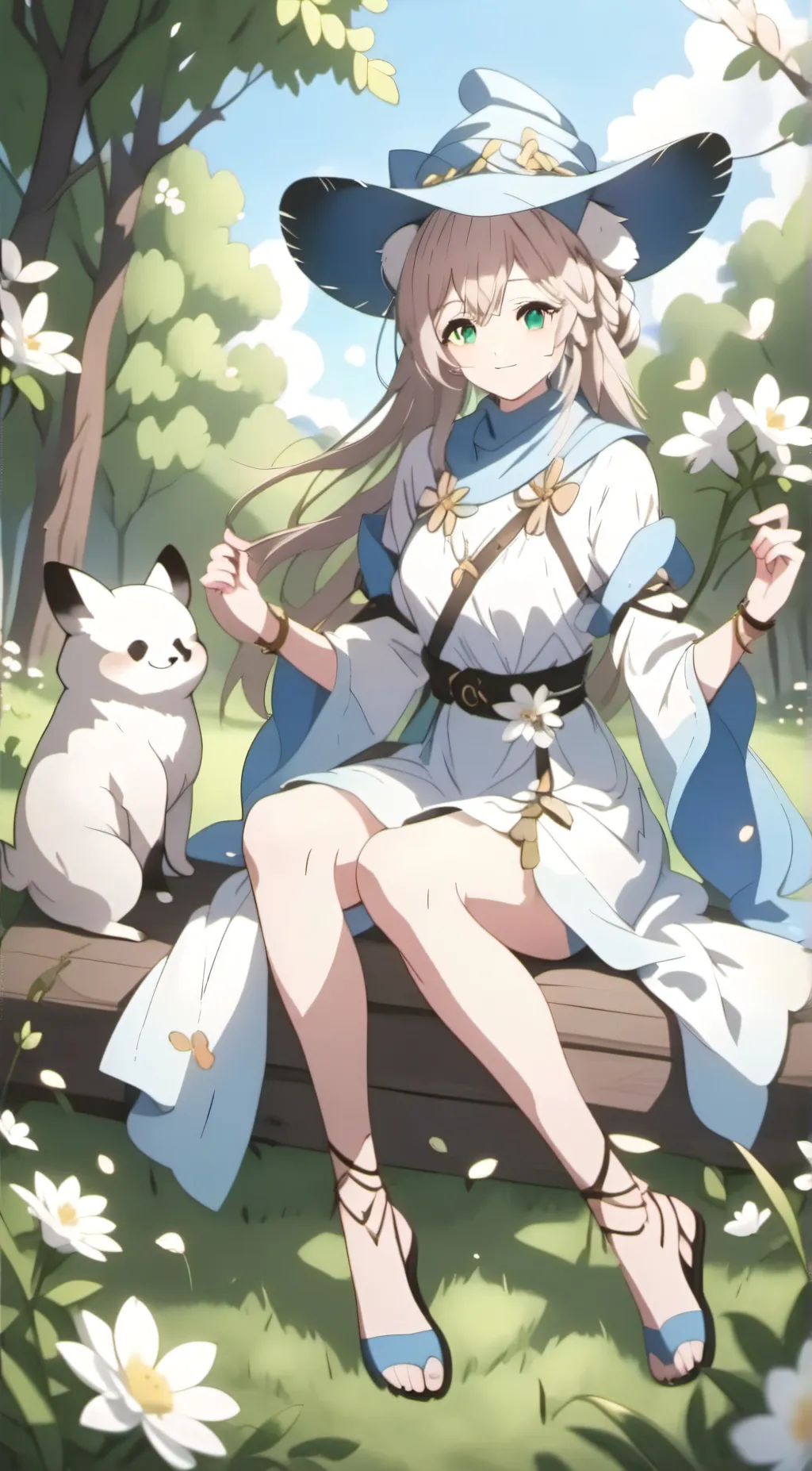 ai character: (The Queen) Lily  background