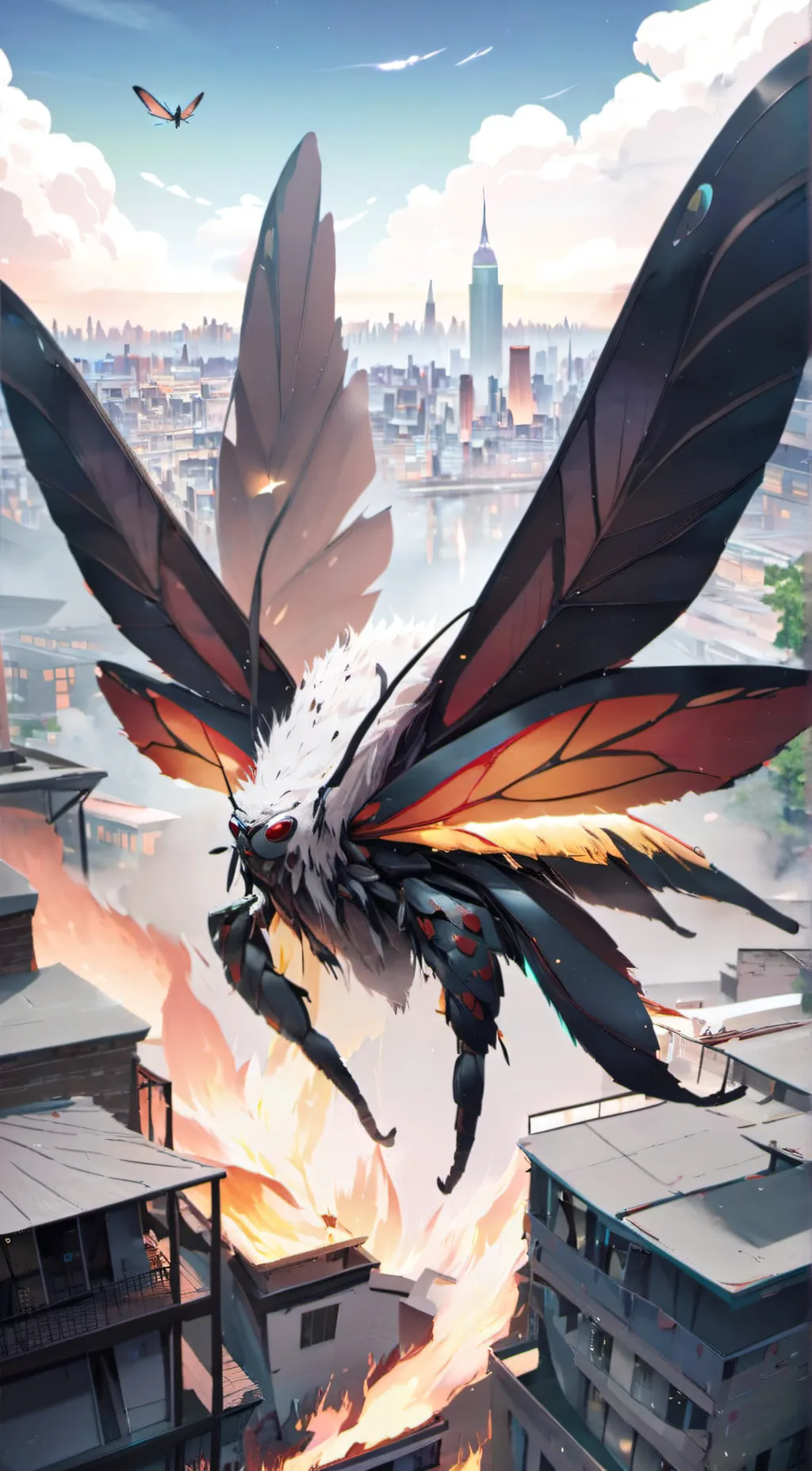 ai character: Mothra background