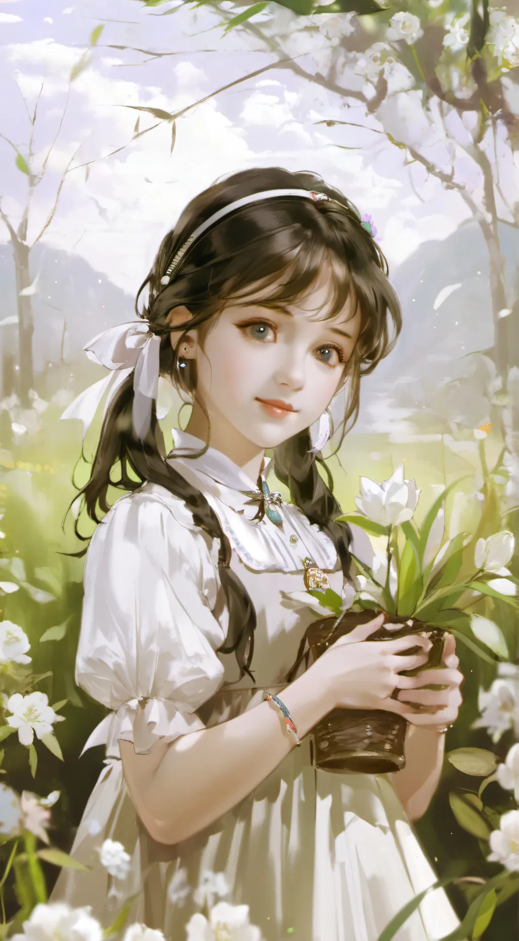 ai character: Marsha! background