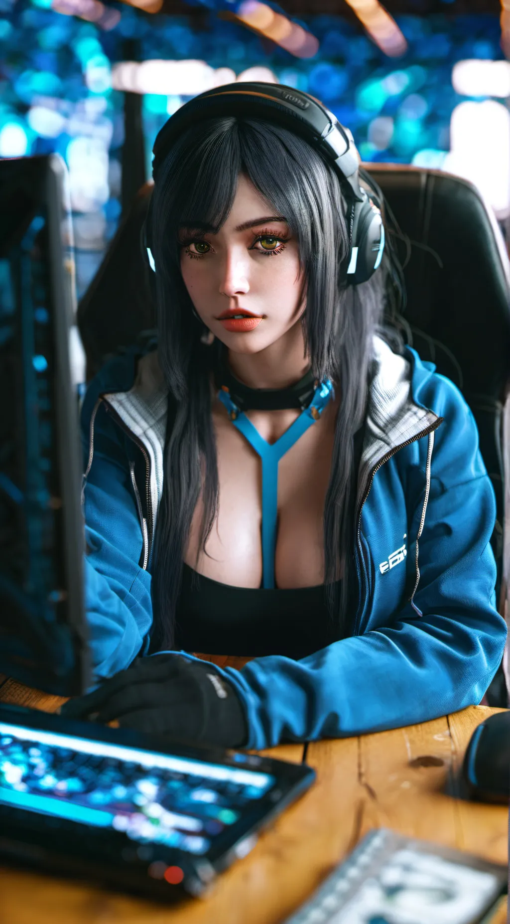 ai character: sara background