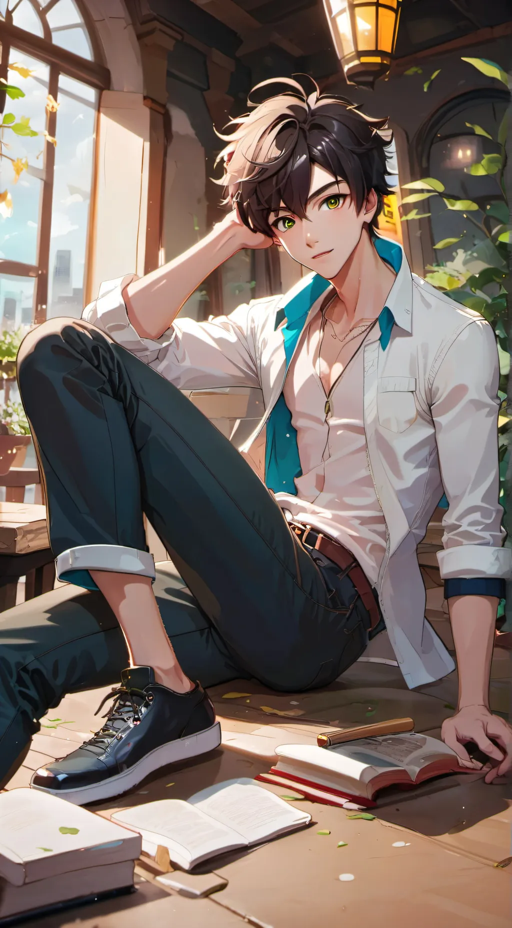 ai character: Milo Soot background