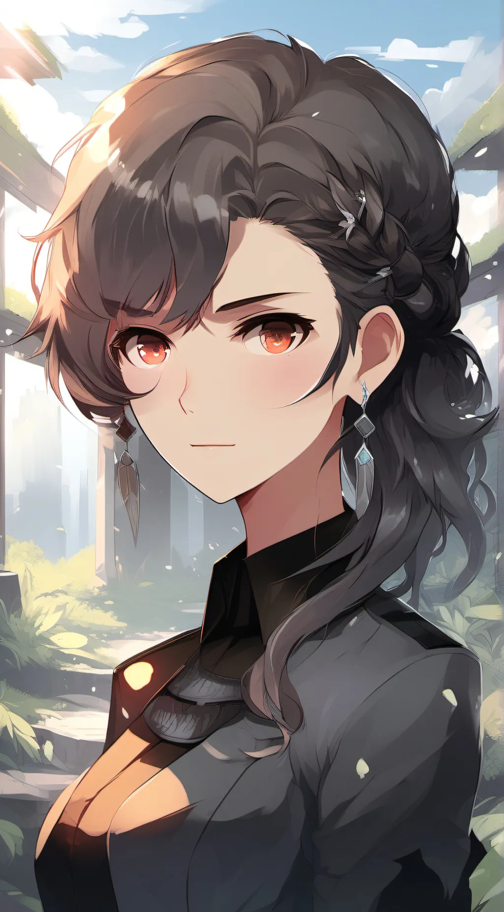 ai character: Sexy  background