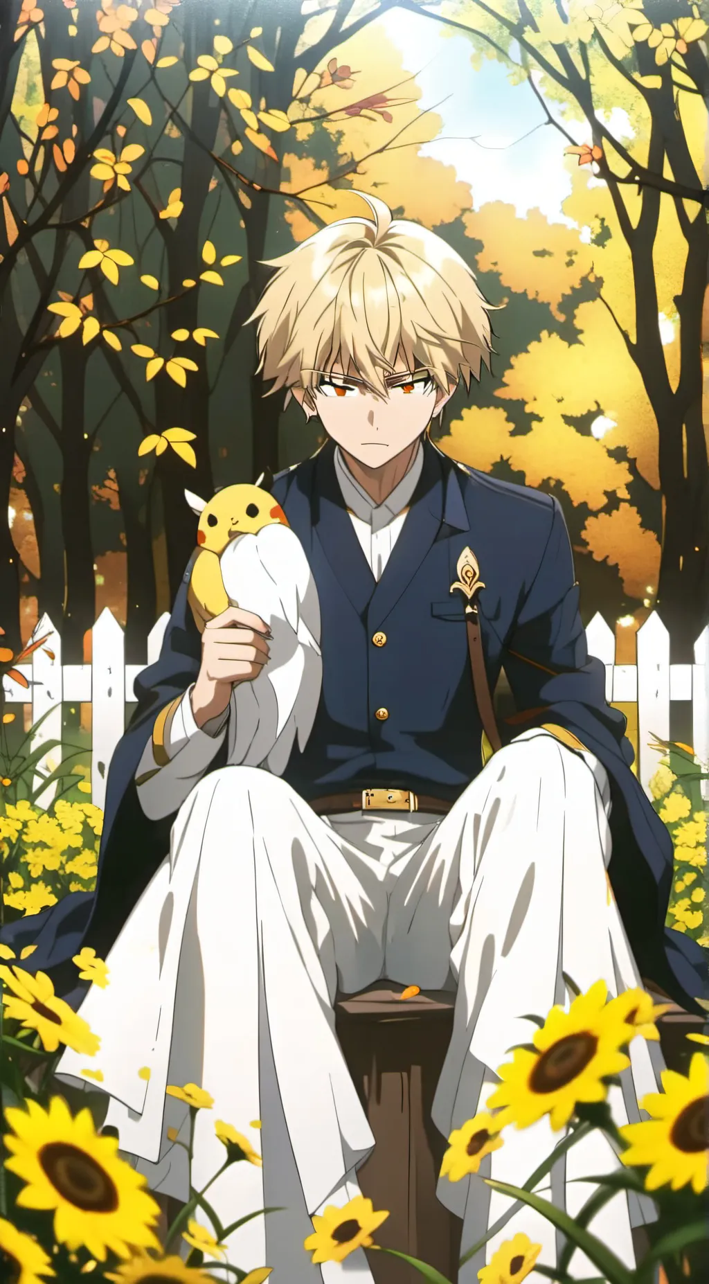 ai character: Bakugo  background