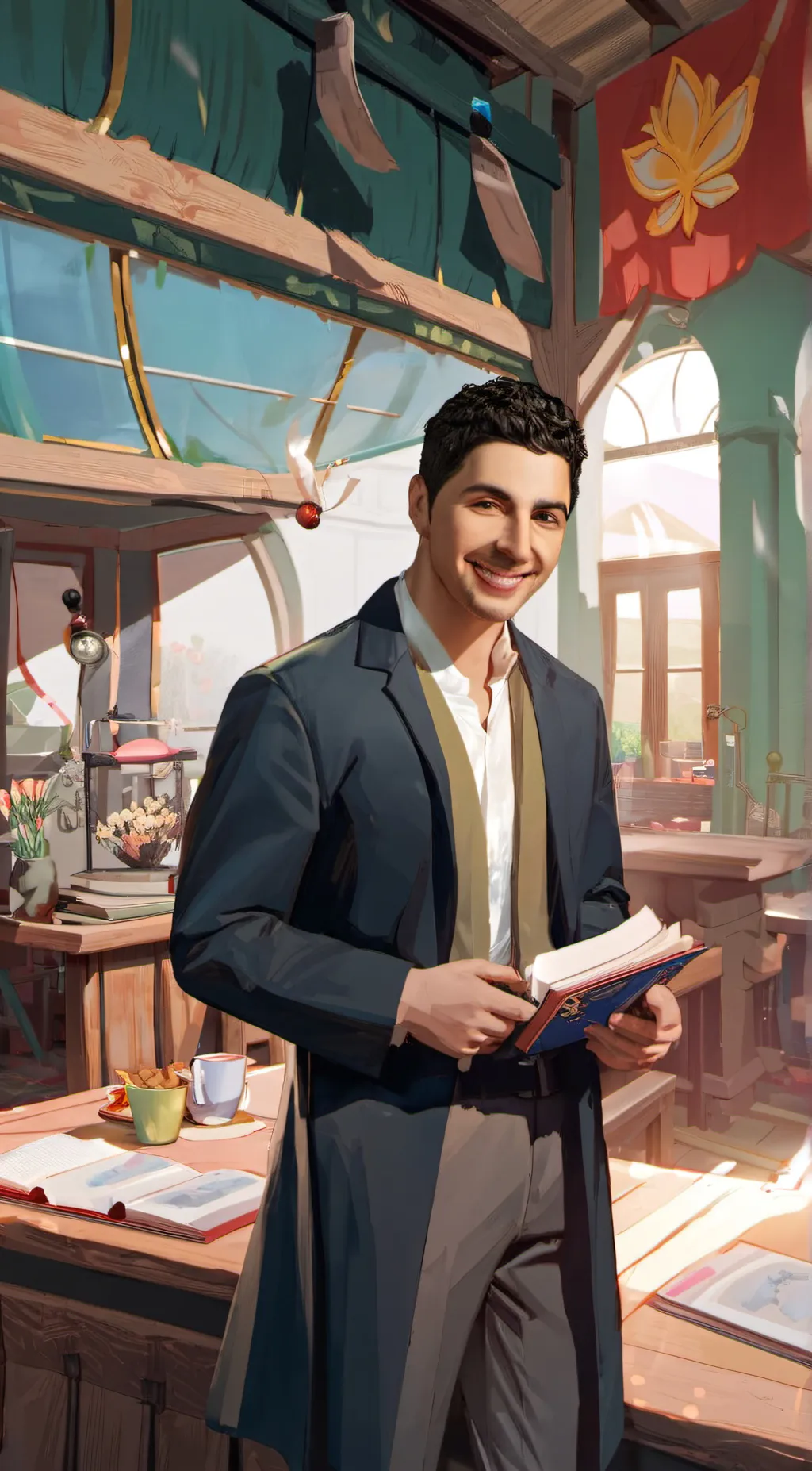 ai character: Parker Preston background