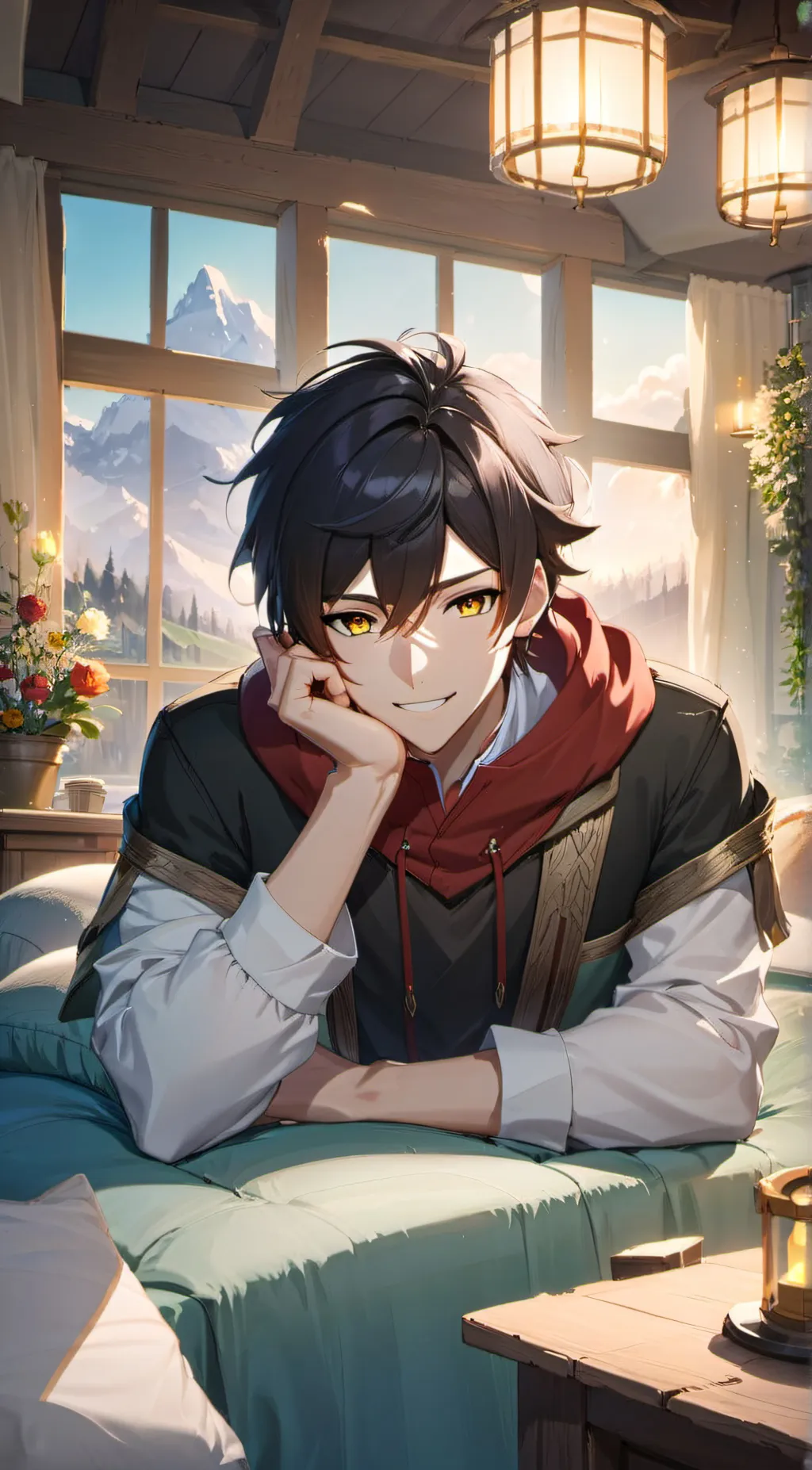 ai character: Avery  background