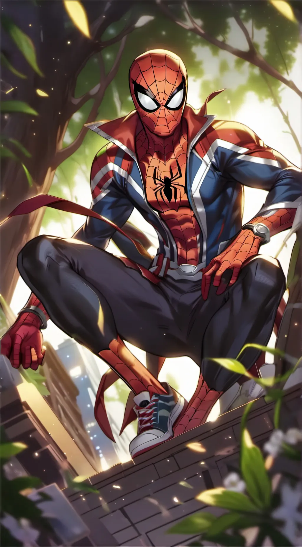 ai character: Peter Parker background