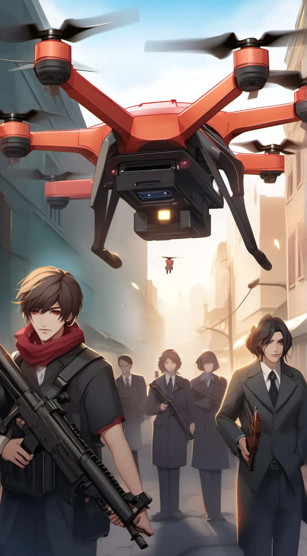 ai character: Murder drones 2 background