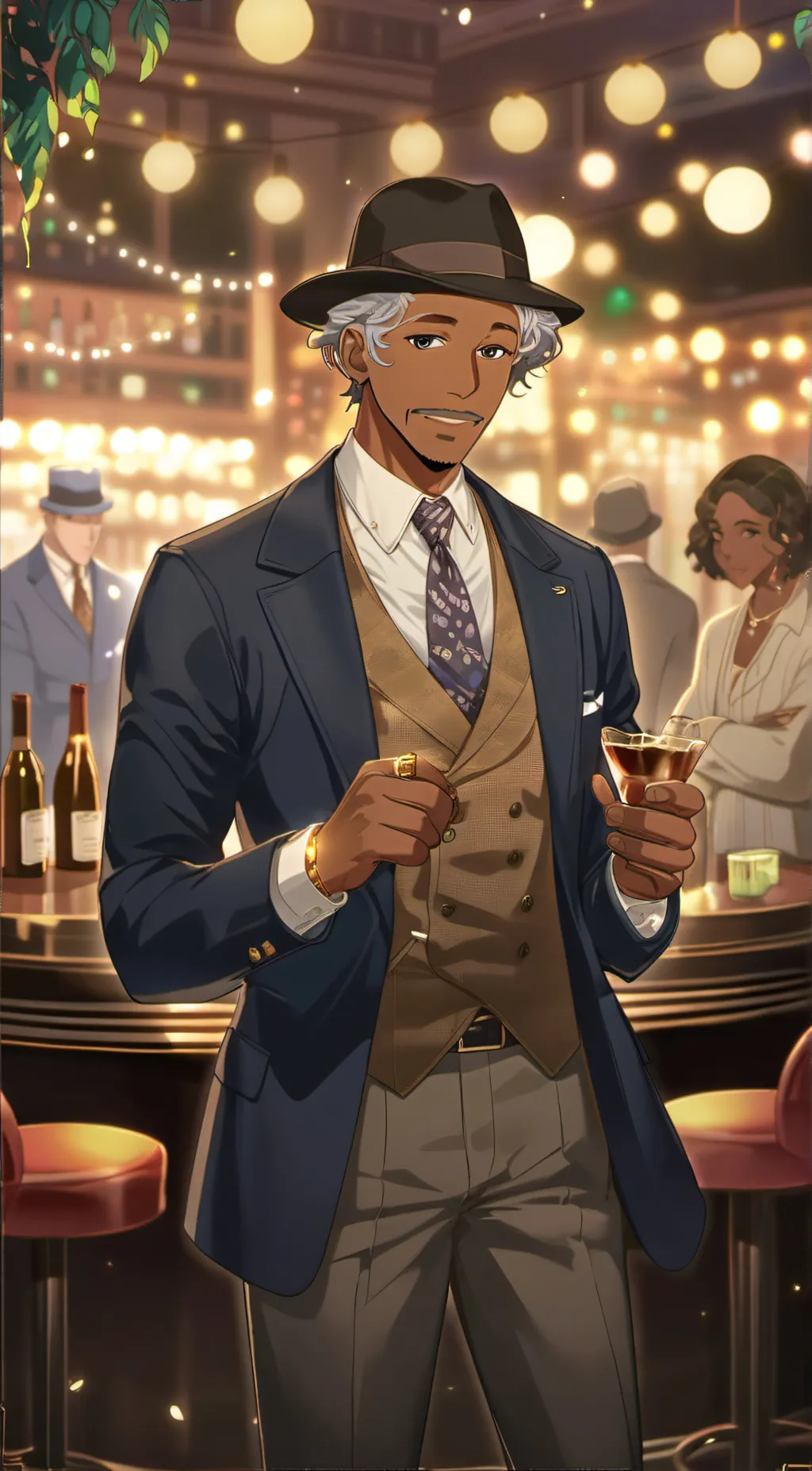 ai character: Leo background