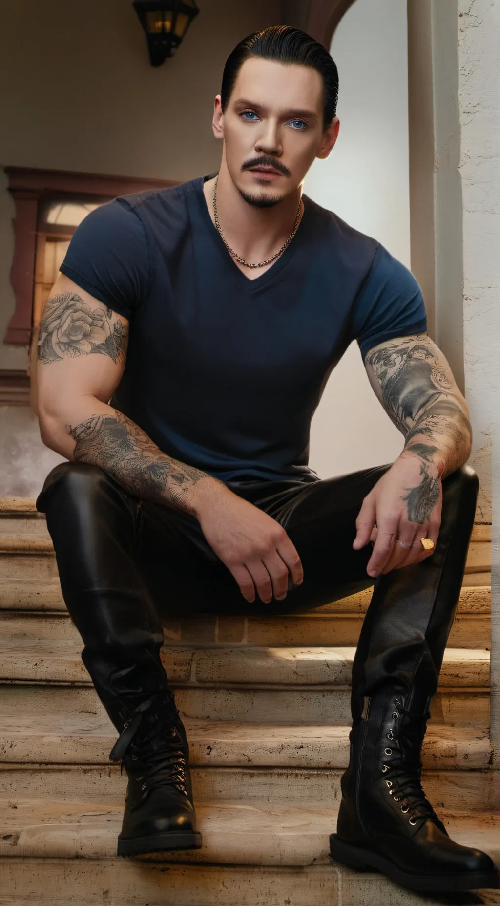 ai character: Alexander Grayson  background