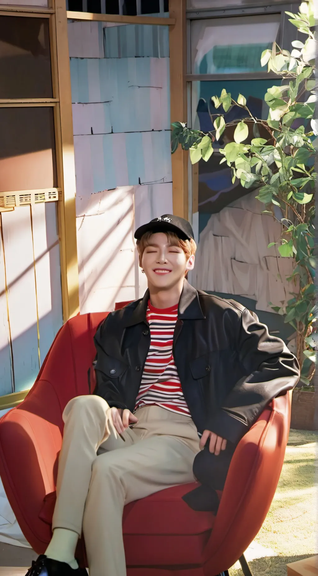 ai character: Moon background