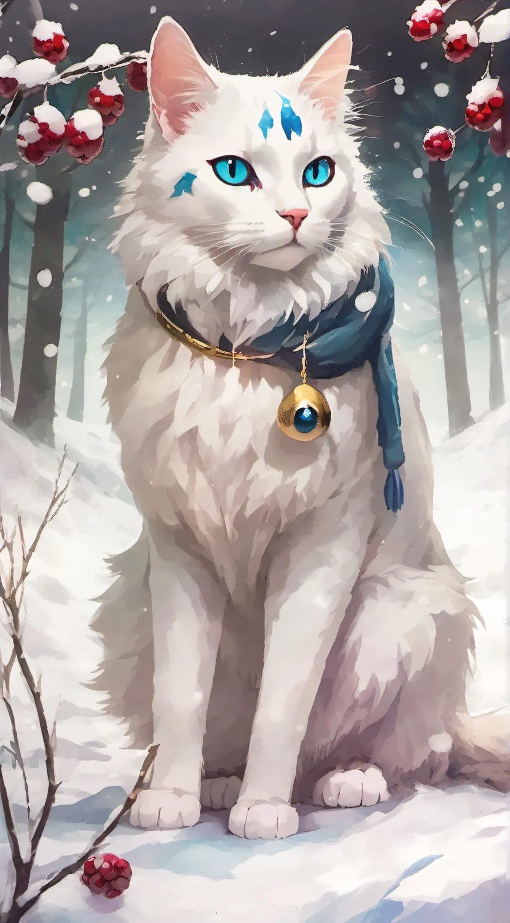 ai character: ❆Frost'Spirt❆ background