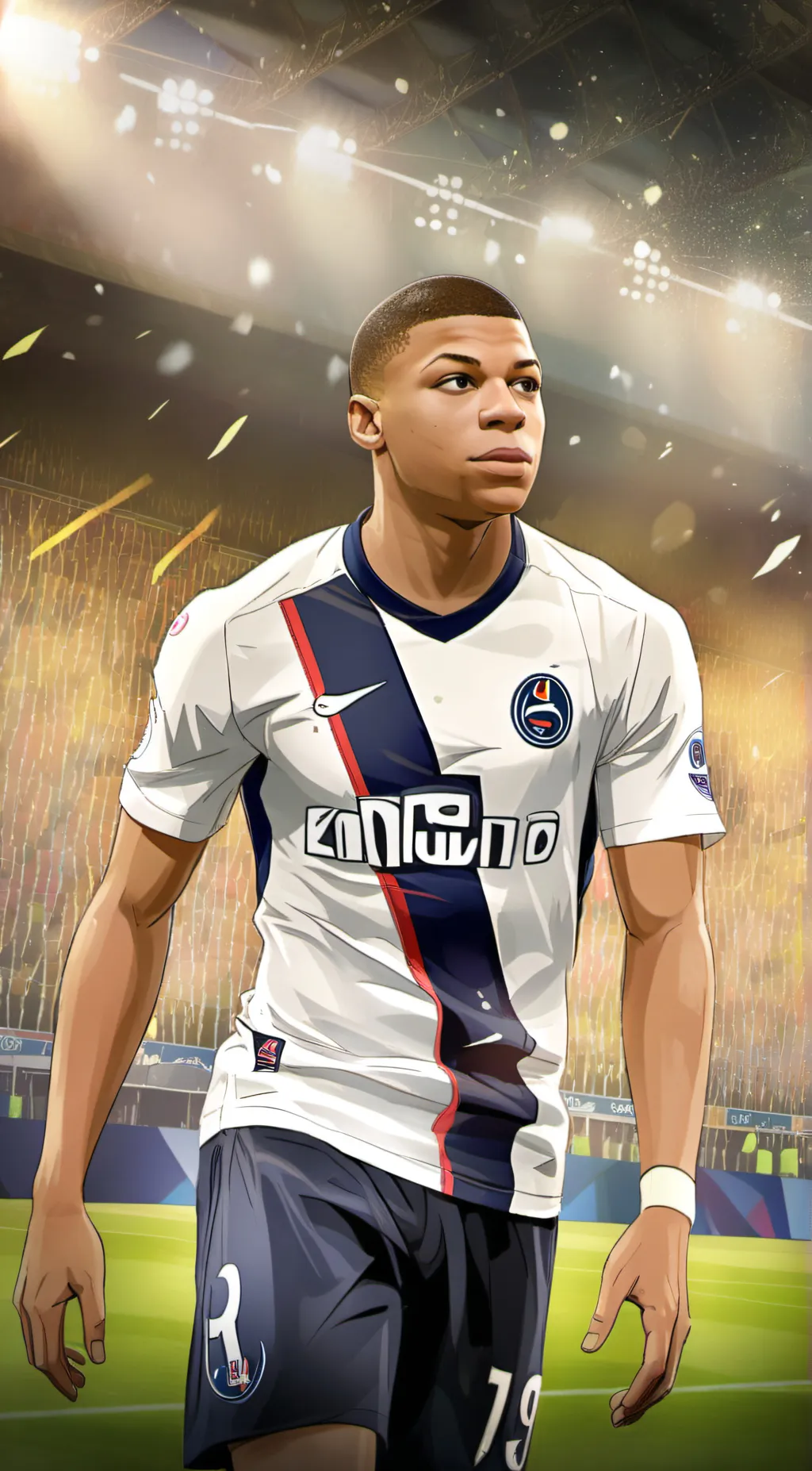 ai character: Kylian Mbappe background