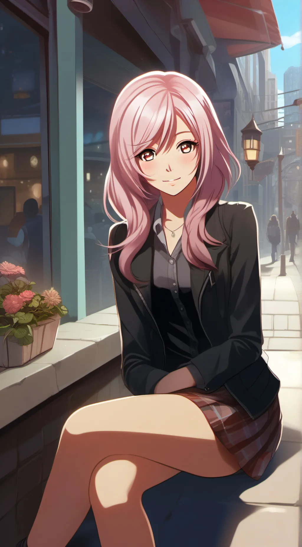 ai character: Akari Tsuguko background