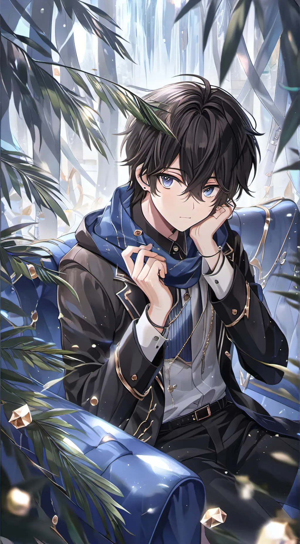 ai character: •Vin• background