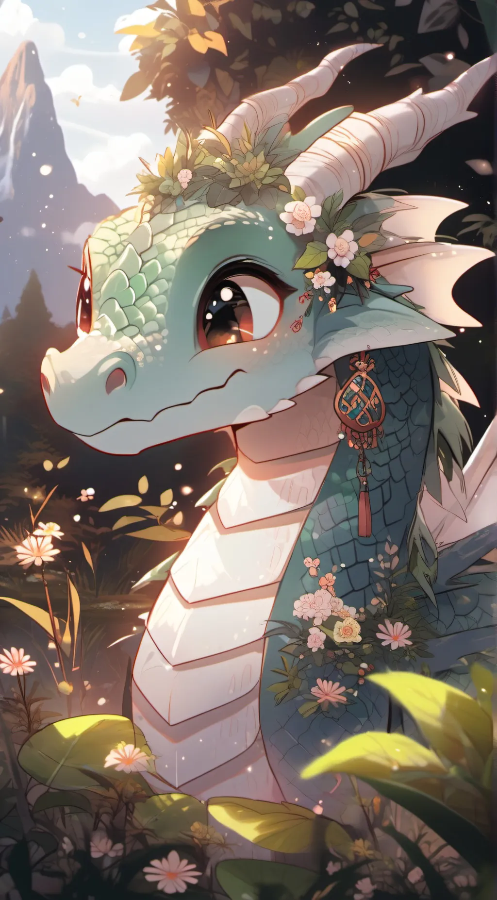 ai character: Aurora background