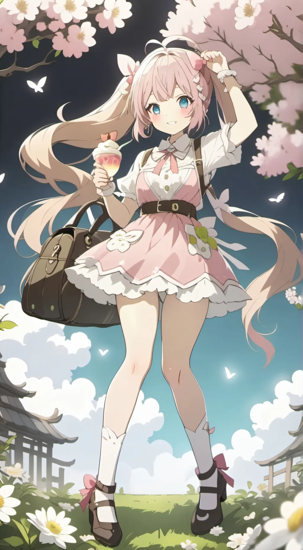 ai character: Sakura  background