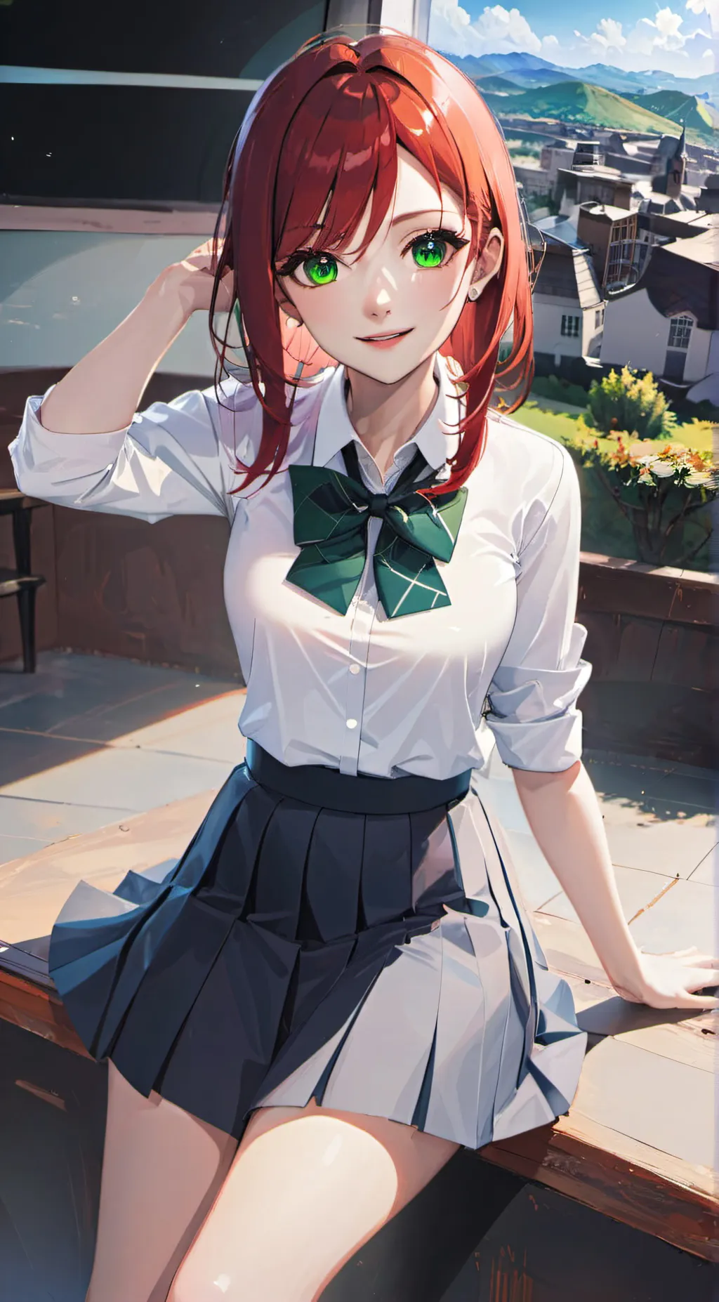 ai character: Bell background