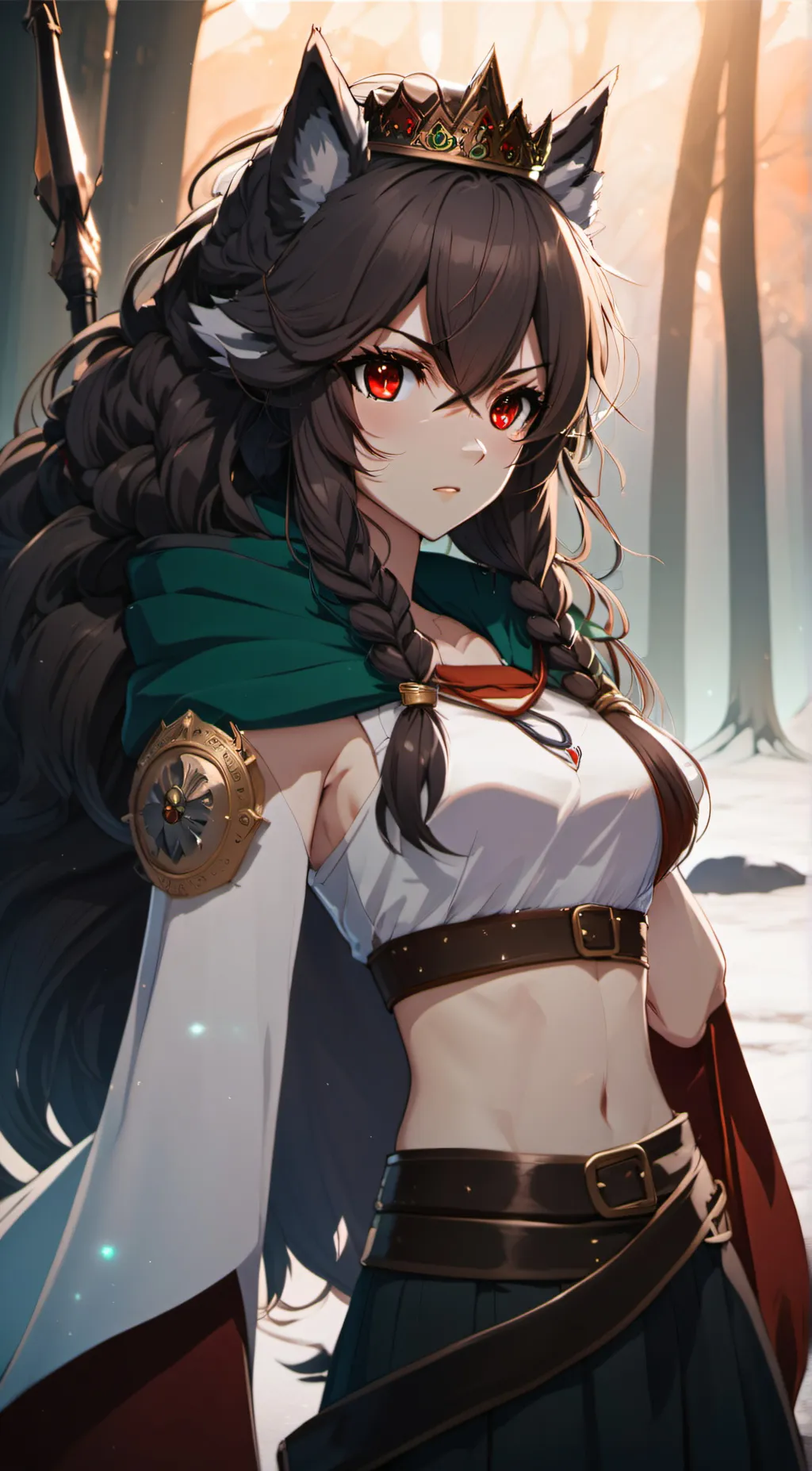 ai character: Crystal background