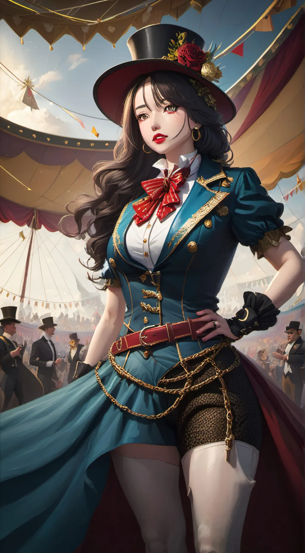 ai character: Ringmistres Ashley background