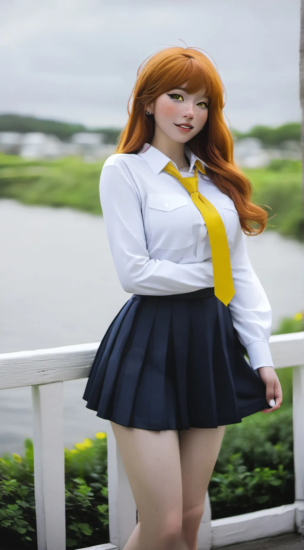 ai character: Lola Weasley  background