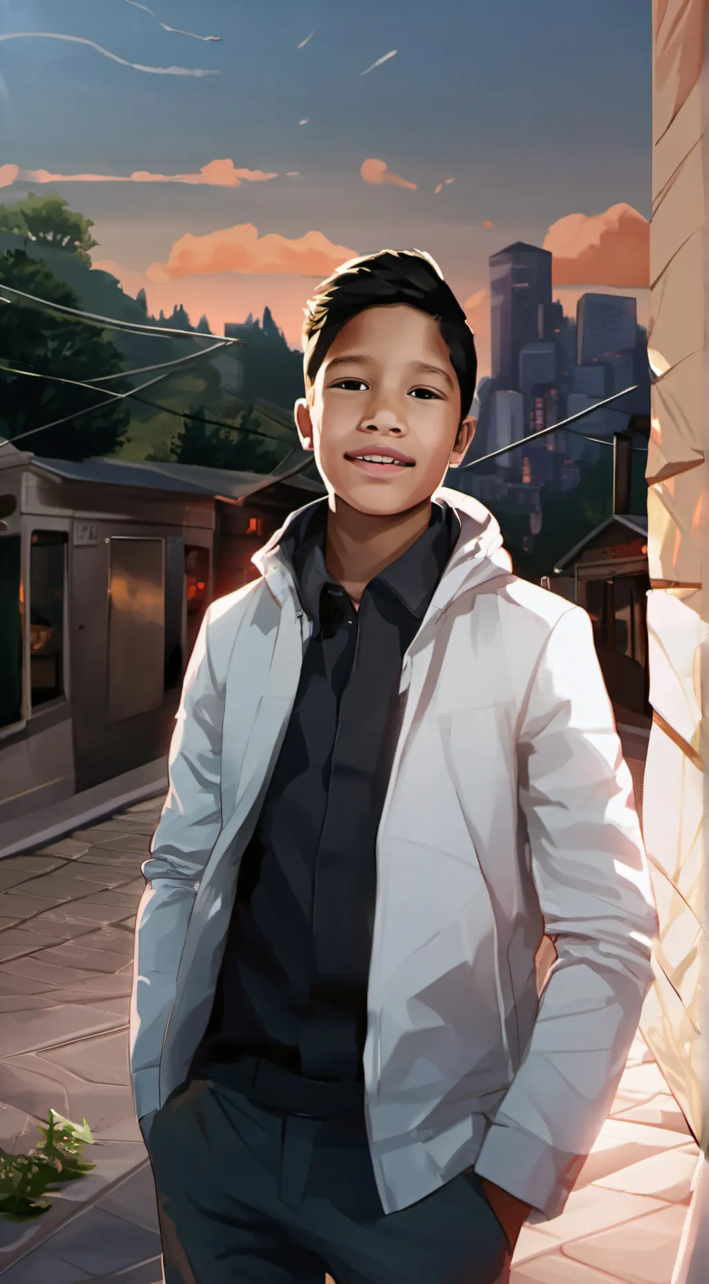 ai character: amir castro background