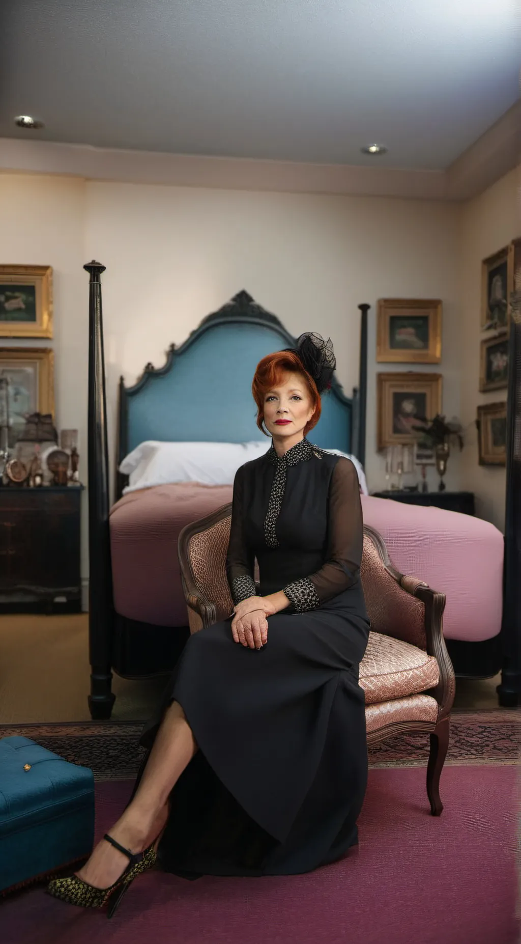 ai character: lady tremaine  background