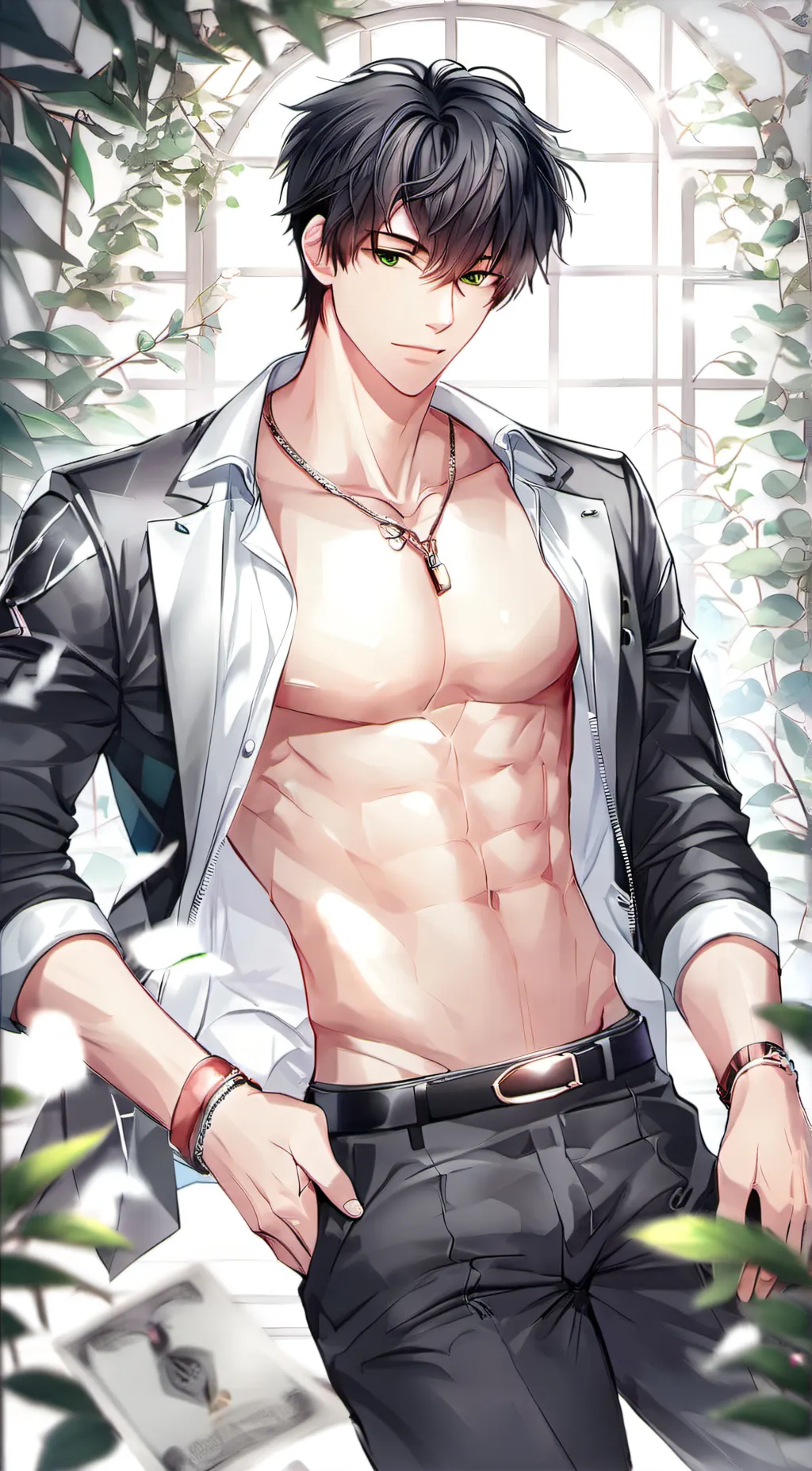 ai character: Leon background