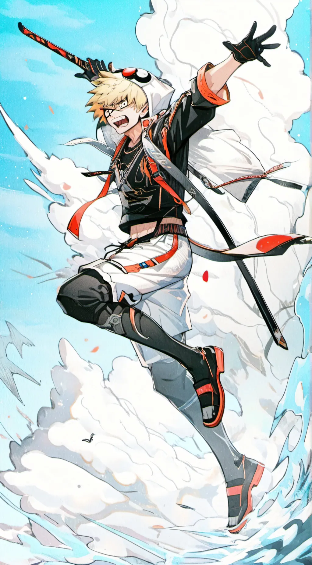 ai character: £}~+ bakugou +~{£ background