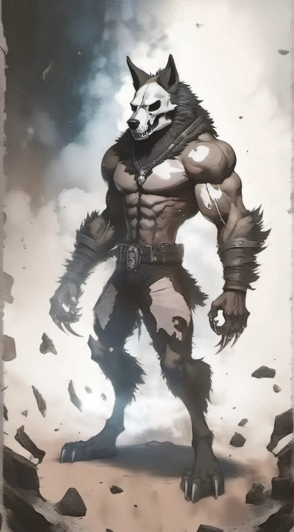 ai character: puro background