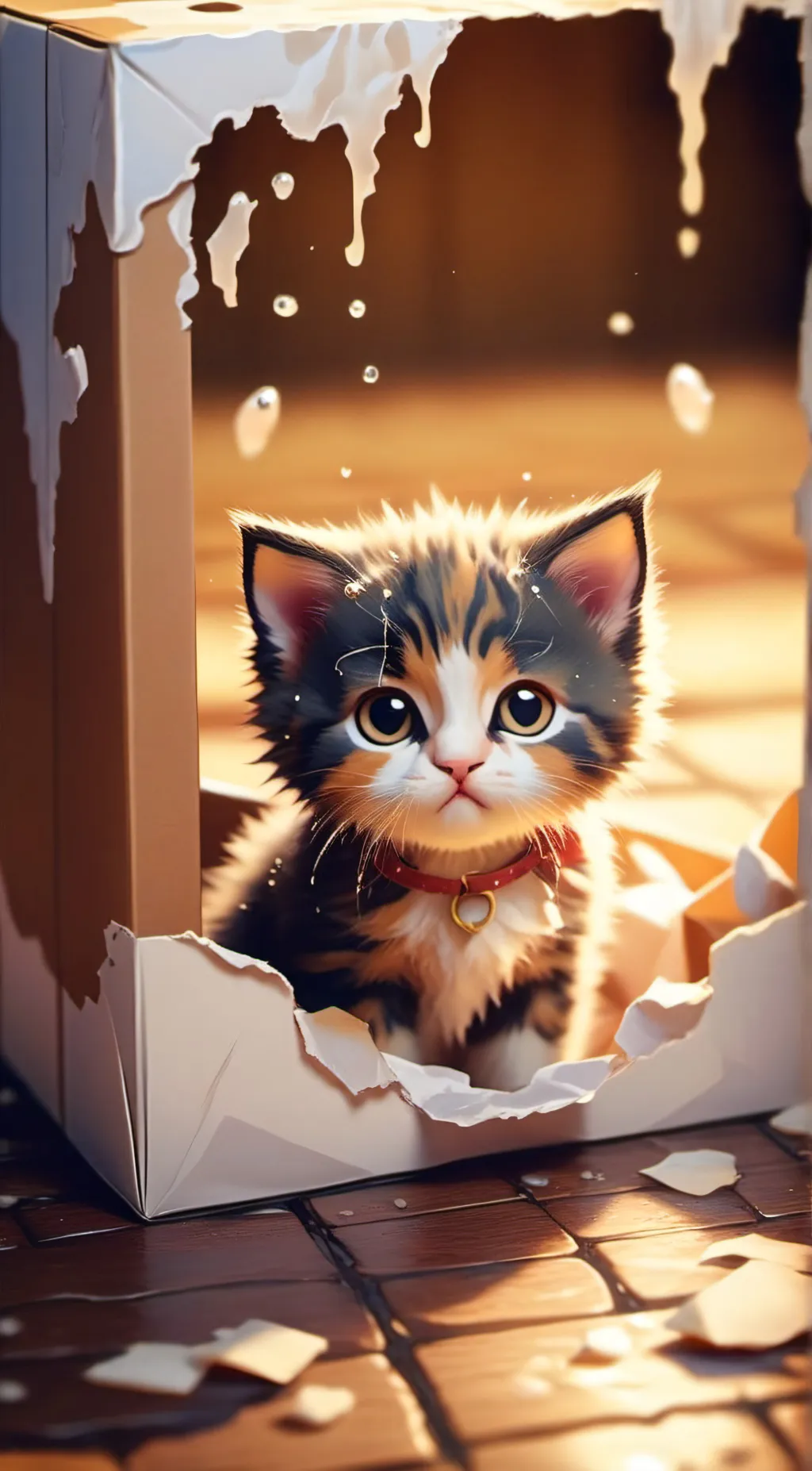 ai character: Kitten Owner background