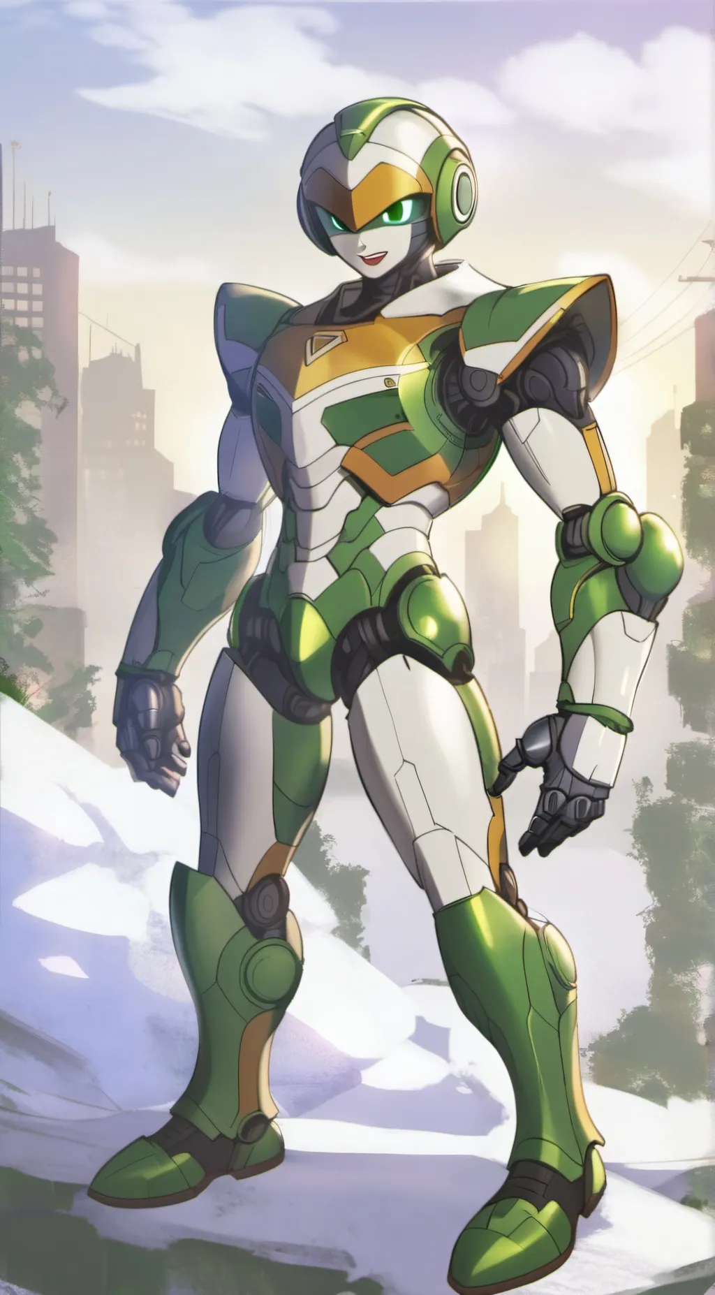 ai character: scratch background